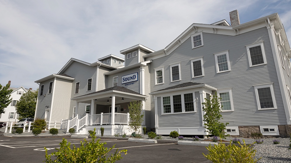 Exterior view of Sound Dentistry in New Bedford Massachusetts