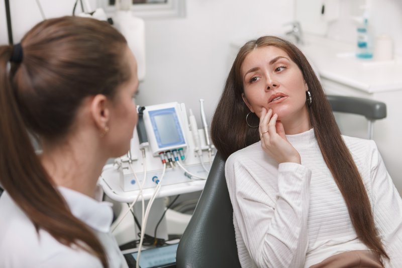 An emergency dental visit